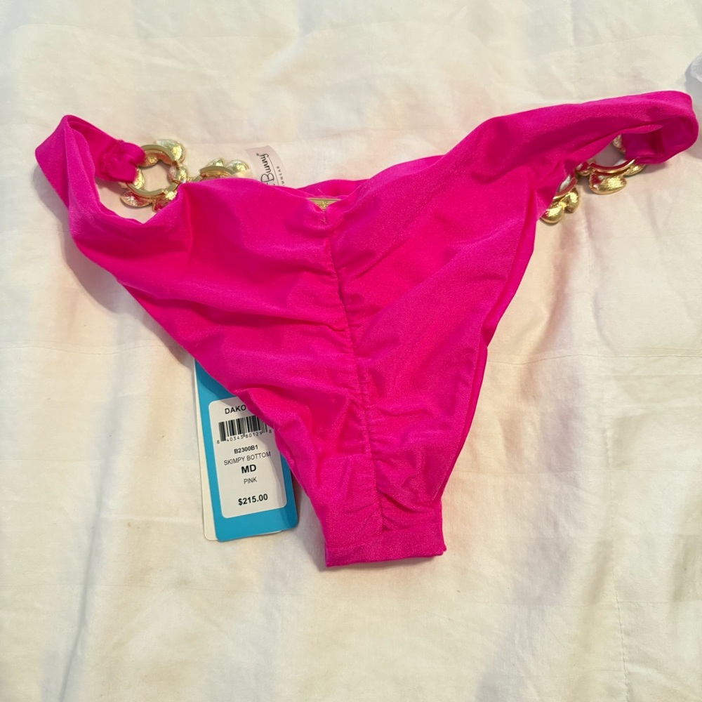 BNWT Set Vibrant Pink Bikini Charlie & Dakota Beach Bunny - Picture 4 of 10